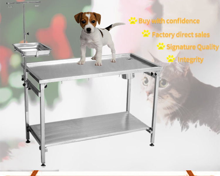 H311a469fef4d4c83a69c2af995860ed5x - High-quality Veterinary Equipment Steel Pet Operation Table Vet Examination Veterinary Dissecting Surgical Table