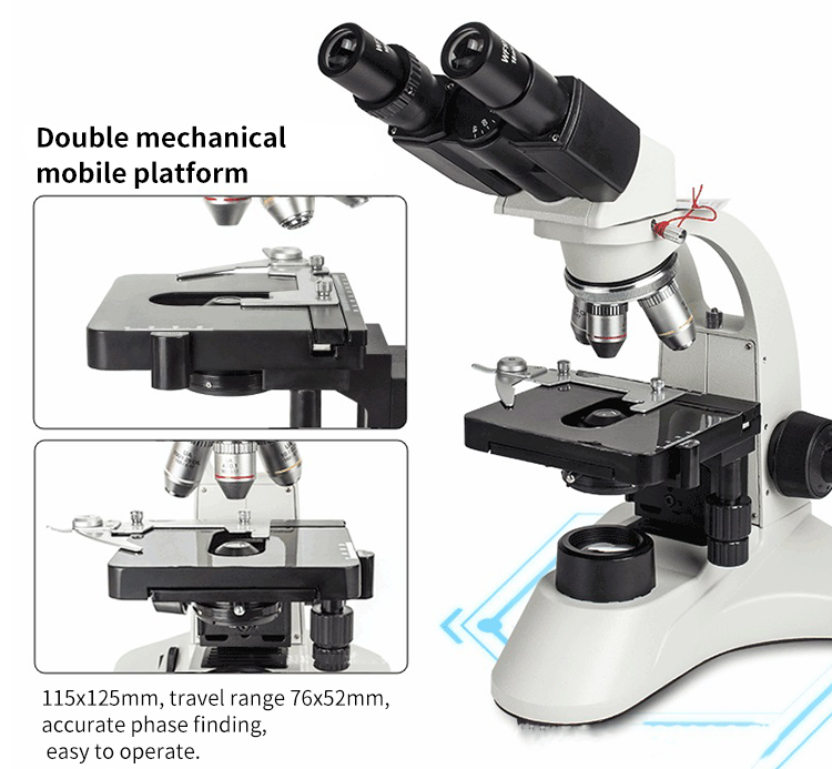 H34f00025511442e09078348b4e87562eV 1 - Hot Selling Veterinary Optical Electronic Microscope Bacteria Medical Lab 40K-1600K Biological Binocular Microscope