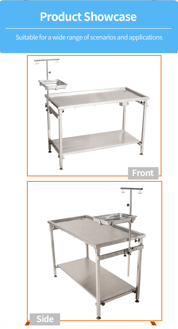 Hcbcc571a6b5744969abfbe7267bd9583j - High-quality Veterinary Equipment Steel Pet Operation Table Vet Examination Veterinary Dissecting Surgical Table