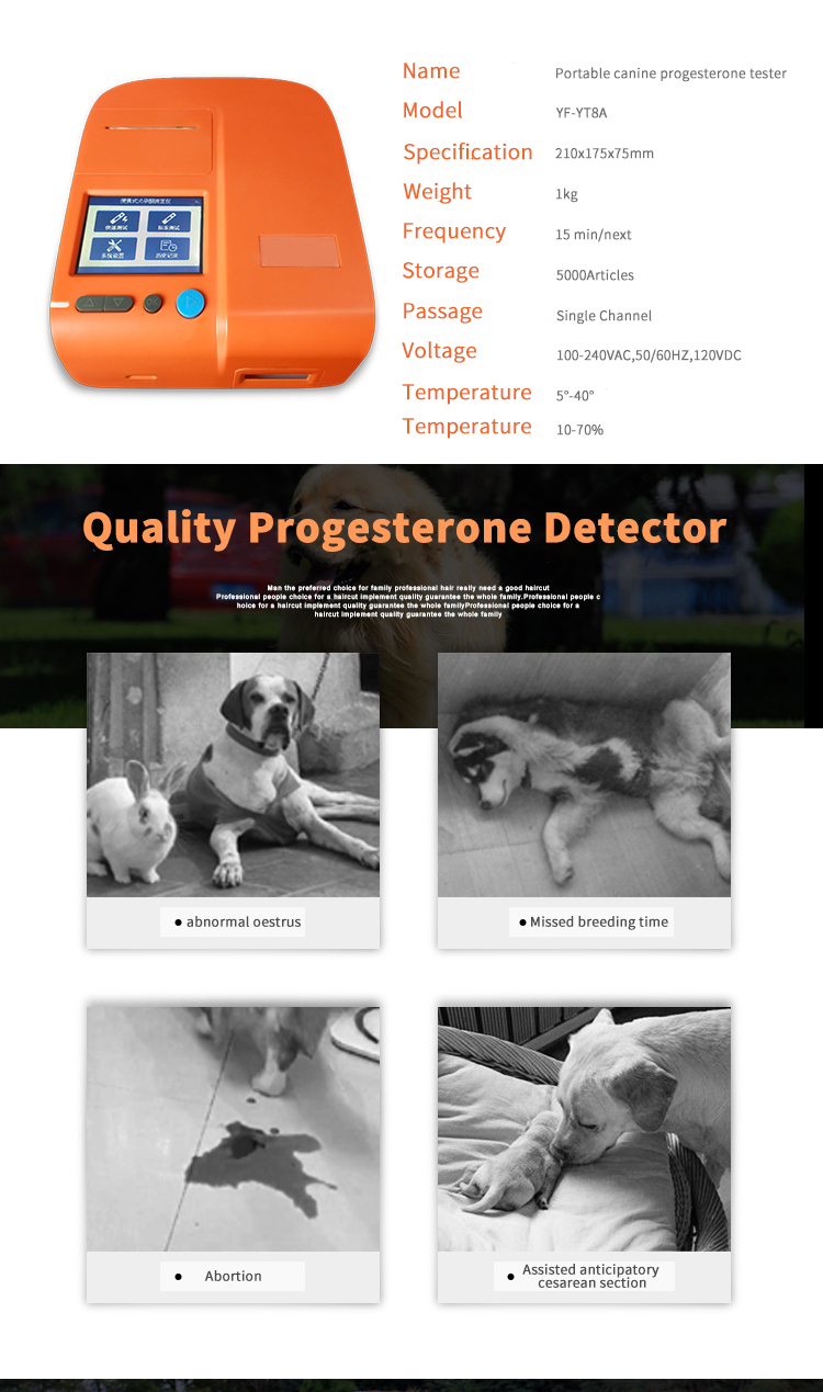 U29d1862418c5484ba95772ffbaafd97bB - View larger image Add to Compare  Share Hot Selling Veterinary Multi-use Portable Canine Progesterone Test Pregnancy Test Dog Vet Progesterone Machine