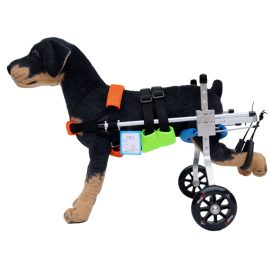 Hot Selling Pet Rehabilitation Therapy Supplies Strap Design Handicap Dog Wheelchair For Back Legs