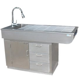 Manufacturer Price Multi-functional Vet Disposal Table Smooth Durable Reliable Performance Veterinary Examination Table