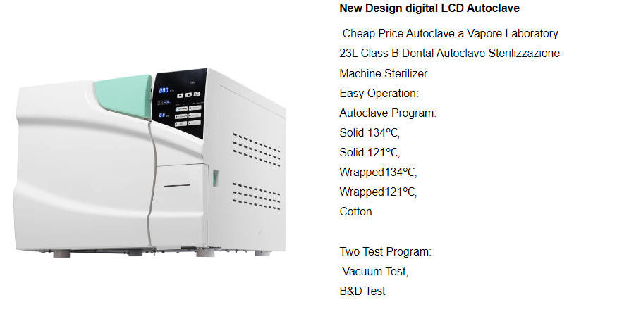 .jpg - Cheap Price Autoclave a Vapore Laboratory 23L Class B Dental Autoclave Sterilizzazione Machine Sterilizer
